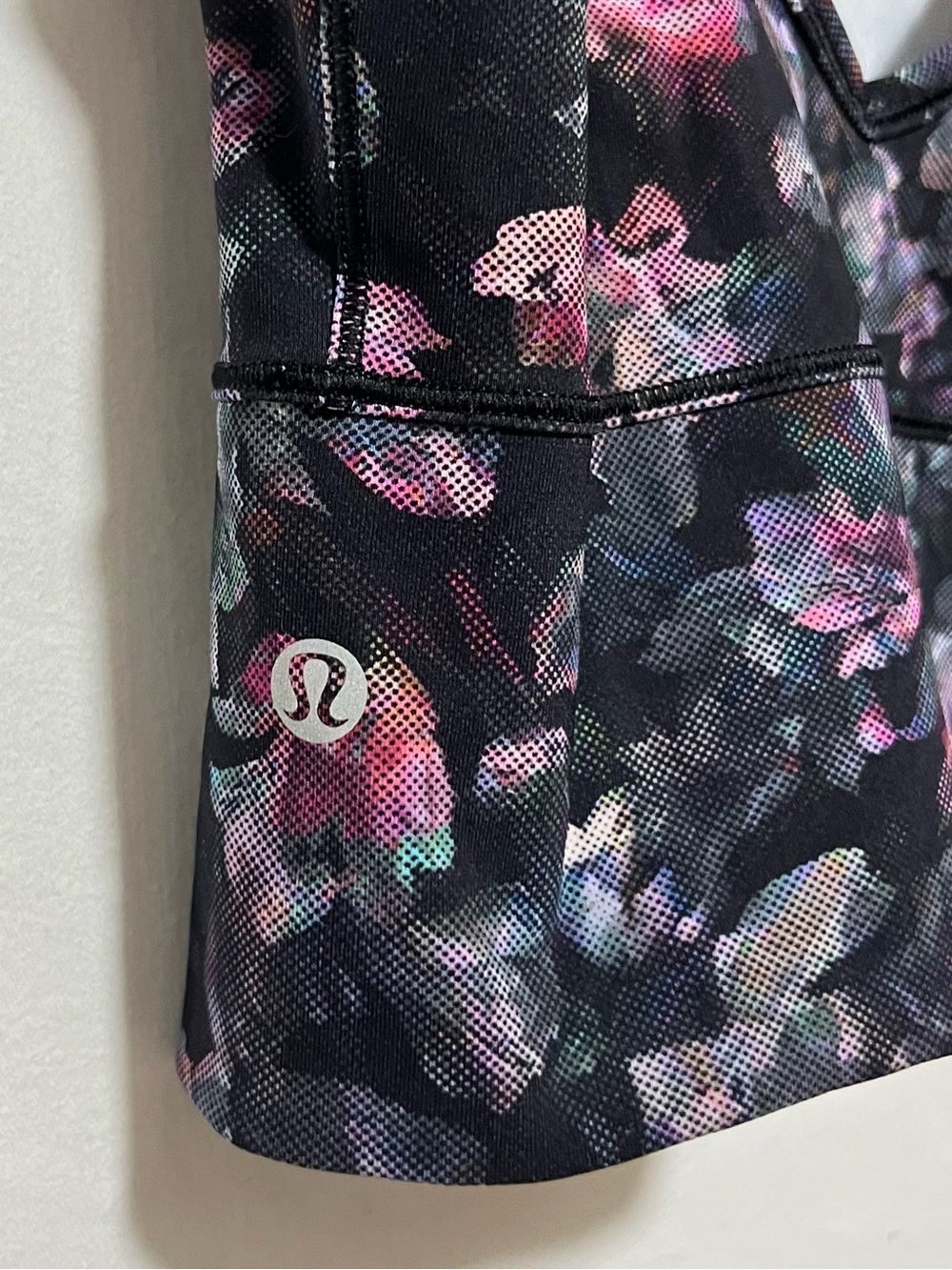 Lululemon Power Pivot Tank Floral Workout Yoga Cropped Gym Fitness Summer - Picture 6 of 6